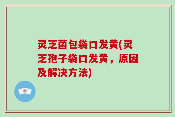 灵芝菌包袋口发黄(灵芝孢子袋口发黄,原因及解决方法)