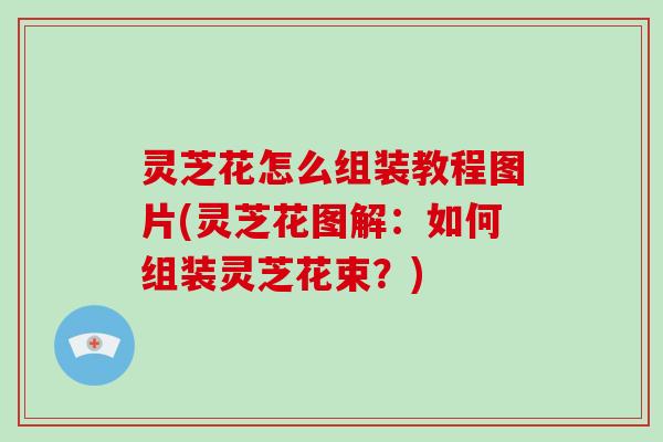 灵芝花怎么组装教程图片(灵芝花图解:如何组装灵芝花束?)