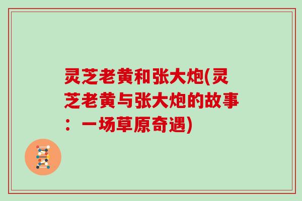 灵芝老黄和张大炮(灵芝老黄与张大炮的故事:一场草原奇遇)