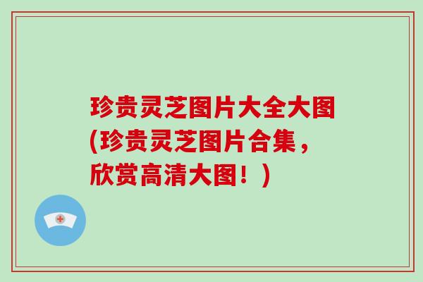 珍贵灵芝图片大全大图(珍贵灵芝图片合集，欣赏高清大图！)