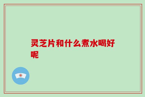 灵芝片和什么煮水喝好呢