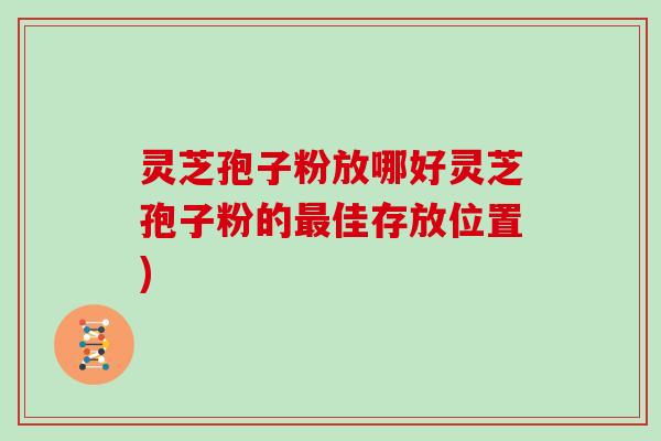 灵芝孢子粉放哪好灵芝孢子粉的最佳存放位置)