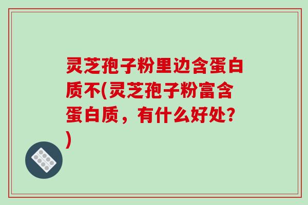 灵芝孢子粉里边含蛋白质不(灵芝孢子粉富含蛋白质,有什么好处?)