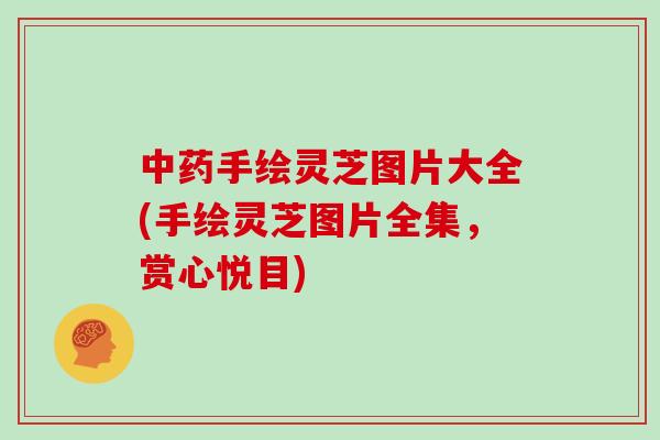 中药手绘灵芝图片大全(手绘灵芝图片全集,赏心悦目)