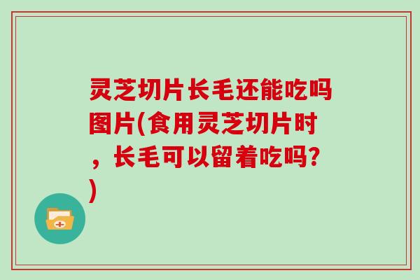 灵芝切片长毛还能吃吗图片(食用灵芝切片时,长毛可以留着吃吗?)