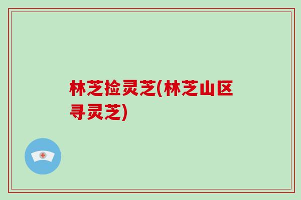 林芝捡灵芝(林芝山区寻灵芝)