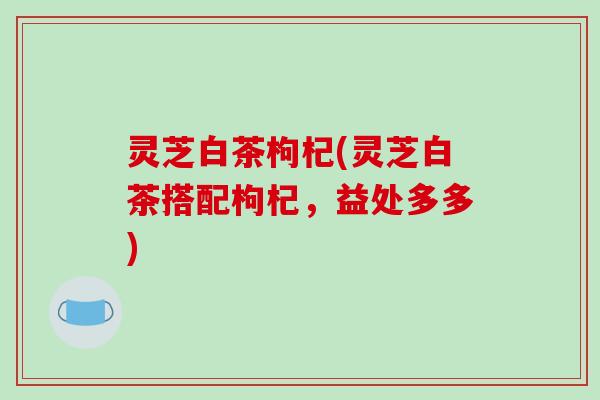 灵芝白茶枸杞(灵芝白茶搭配枸杞,益处多多)