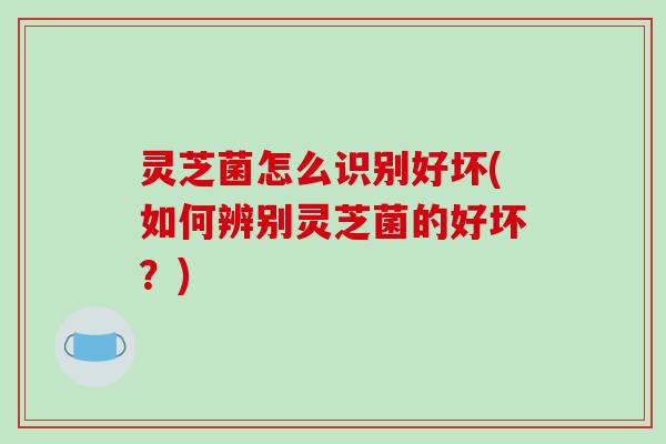 灵芝菌怎么识别好坏(如何辨别灵芝菌的好坏?)