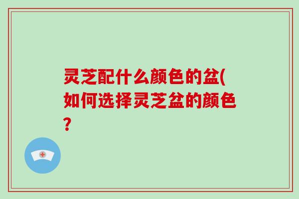 灵芝配什么颜色的盆(如何选择灵芝盆的颜色？