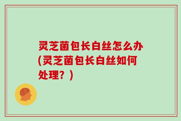 灵芝菌包长白丝怎么办(灵芝菌包长白丝如何处理?)