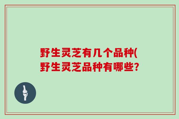 野生灵芝有几个品种(野生灵芝品种有哪些？