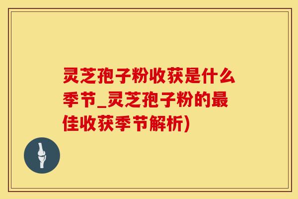 灵芝孢子粉收获是什么季节_灵芝孢子粉的最佳收获季节解析)