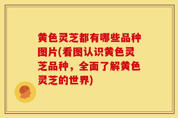 黄色灵芝都有哪些品种图片(看图认识黄色灵芝品种，全面了解黄色灵芝的世界)