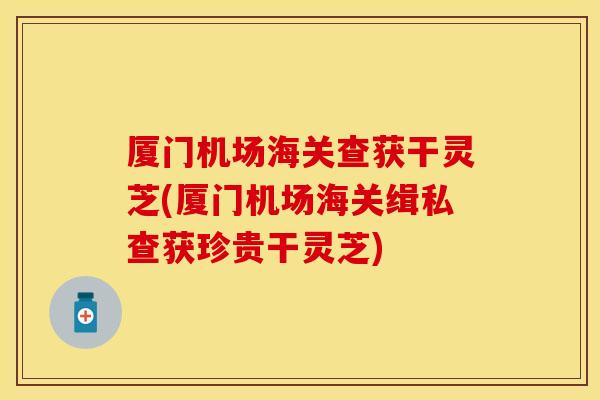 厦门机场海关查获干灵芝(厦门机场海关缉私查获珍贵干灵芝)