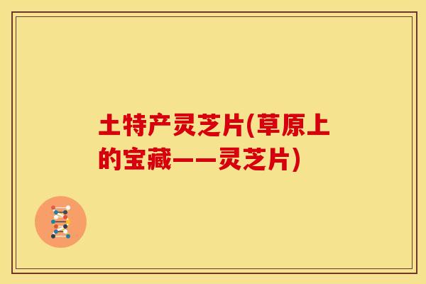 土特产灵芝片(草原上的宝藏——灵芝片)