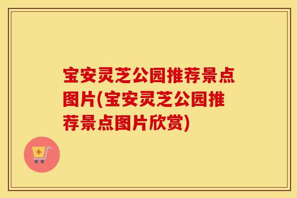 宝安灵芝公园推荐景点图片(宝安灵芝公园推荐景点图片欣赏)