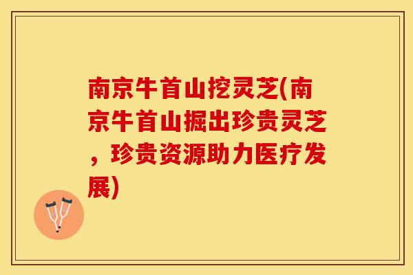 南京牛首山挖灵芝(南京牛首山掘出珍贵灵芝,珍贵资源助力医疗发展)