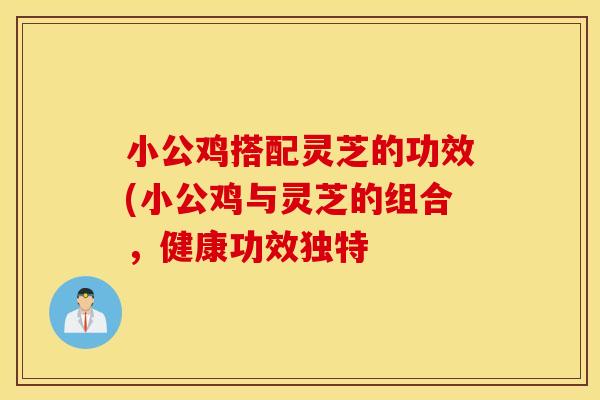 小公鸡搭配灵芝的功效(小公鸡与灵芝的组合，健康功效独特