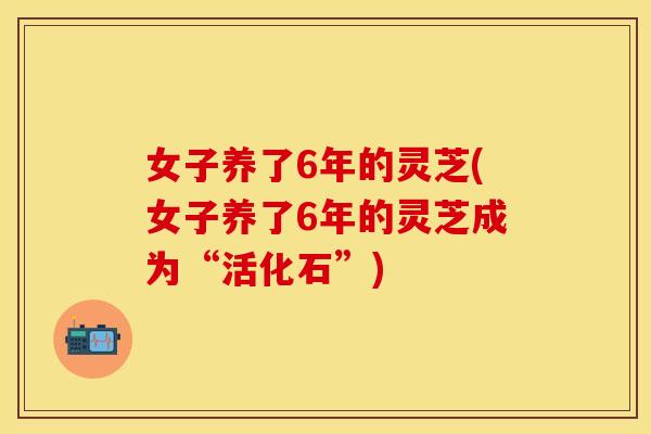 女子养了6年的灵芝(女子养了6年的灵芝成为“活化石”)