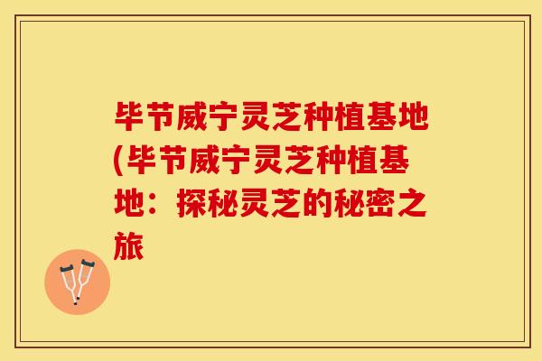 毕节威宁灵芝种植基地(毕节威宁灵芝种植基地:探秘灵芝的秘密之旅