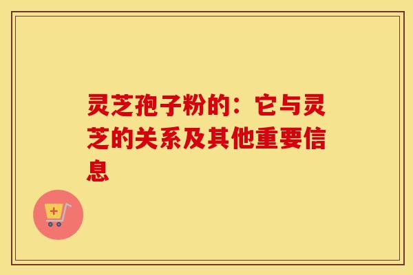 灵芝孢子粉的:它与灵芝的关系及其他重要信息
