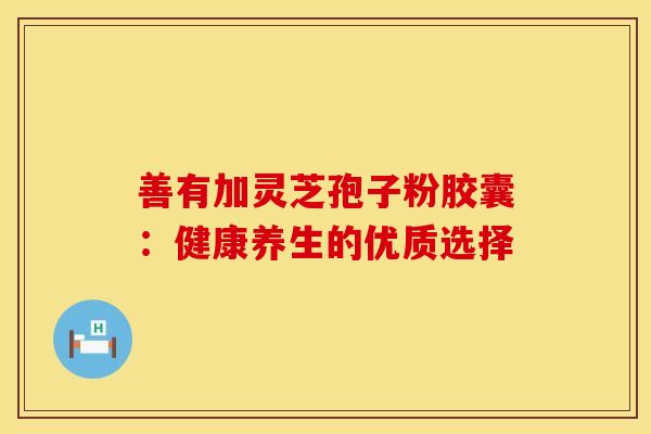 善有加灵芝孢子粉胶囊：健康养生的优质选择